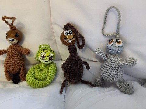 Häkelanleitungs-Bundle: Würmchen-Zoo – Part 1