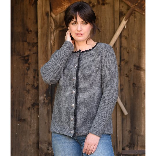 Strickanleitung Damenjacke "Trachtenwolle" 766030