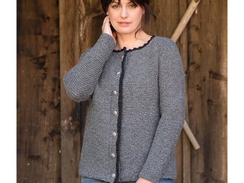 Strickanleitung Damenjacke "Trachtenwolle" 766030