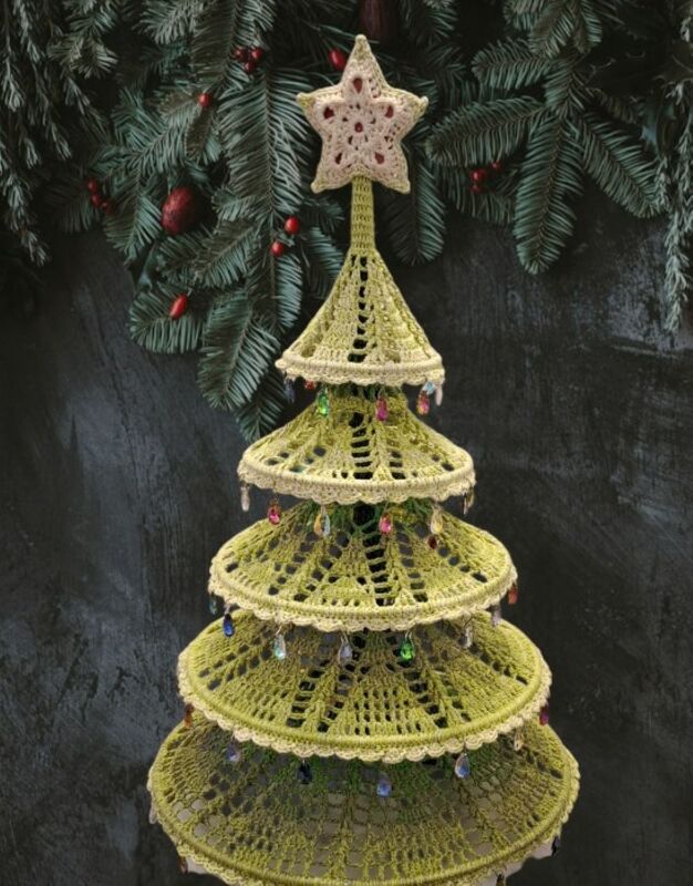 Häkelanleitung Tannenbaum "Lichterglanz", Christbaum, Weihnachtsbaum - Bild 7