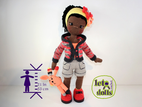 Khira Large Crochet Doll Pattern
