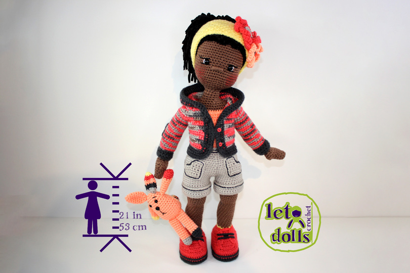 Khira Large Crochet Doll Pattern