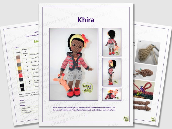 Khira Large Crochet Doll Pattern