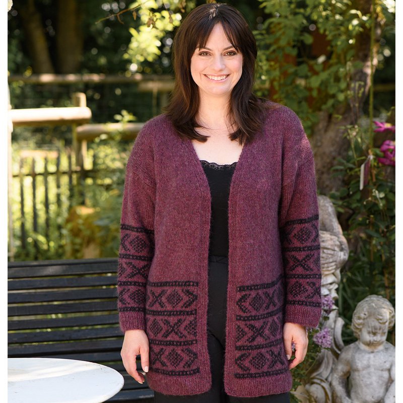 Strickanleitung Damenlongjacke "Nature Cotton" 766034 - Bild 2