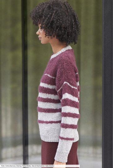 Gestreifter Pulli