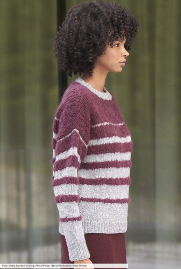 Gestreifter Pulli