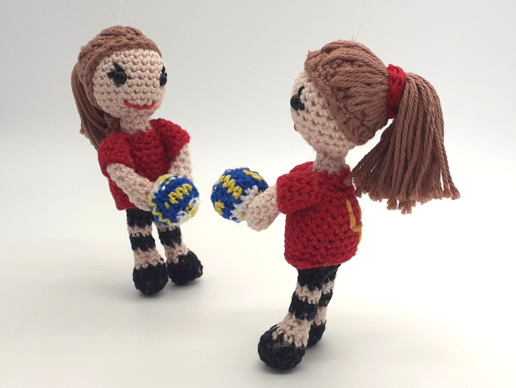 Volleyballerin häkeln - sportliche Amigurumi Figur - Bild 2
