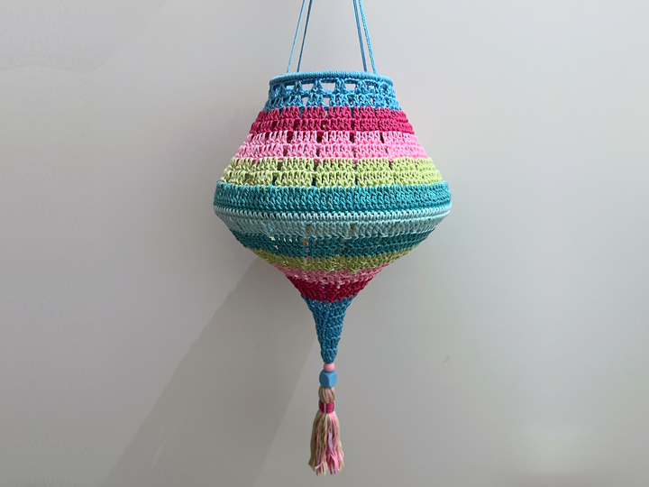 Boho Summer Lampions Häkelanleitung, Sommerdeko Laternen, PDF