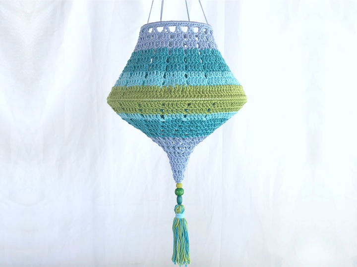 Boho Summer Lampions Häkelanleitung, Sommerdeko Laternen, PDF