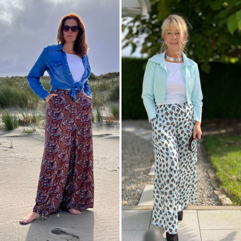 Schnittmuster Palazzohose Heidi – Hose mit Taschen-Option & Reißverschluss - Bild 3