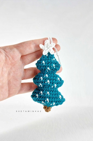 Crochet Horse Pattern Keychain & Christmas Tree Amigurumi Tutorial Set of 2