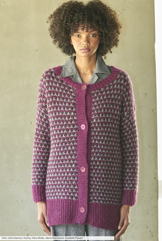 Jacke im Hebemaschen-Muster - Bild 2