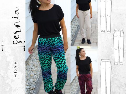 Hose ISERNIA Gr. 32-56 Schnittmuster PDF Ebook