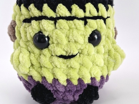 Mini Frankenstein Häkelanleitung