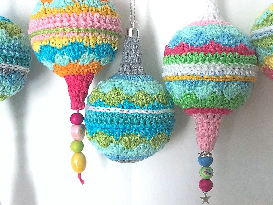 Häkelanleitung Christbaumkugeln "My Boho Christmas", 3 Modelle, PDF - Bild 6