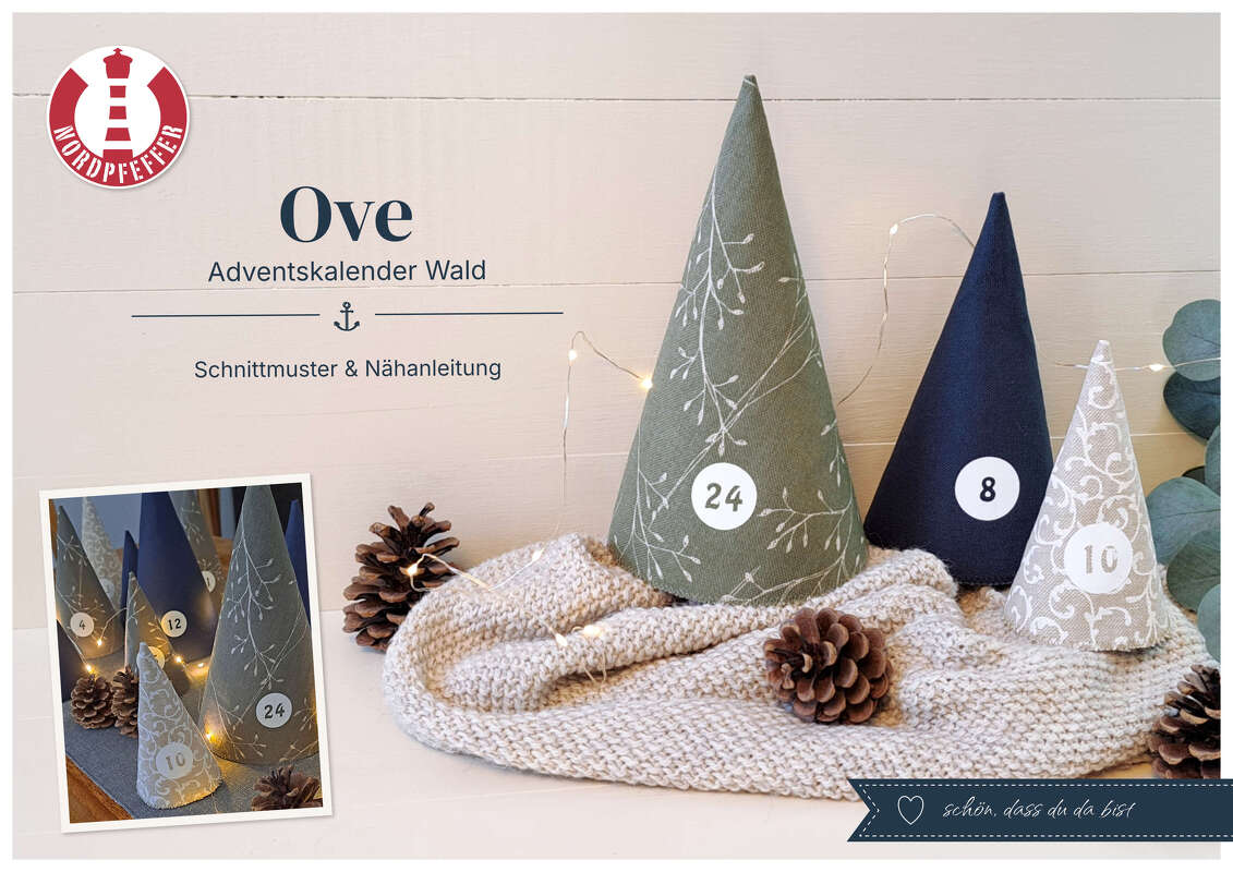 Adventskalender Ove - Schnittmuster und Nähanleitung, E-Book