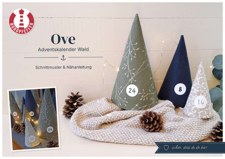 Adventskalender Ove - Schnittmuster und Nähanleitung, E-Book