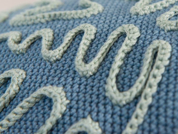 Crochet pattern pillowcase coral dream edition brain coral with zipper