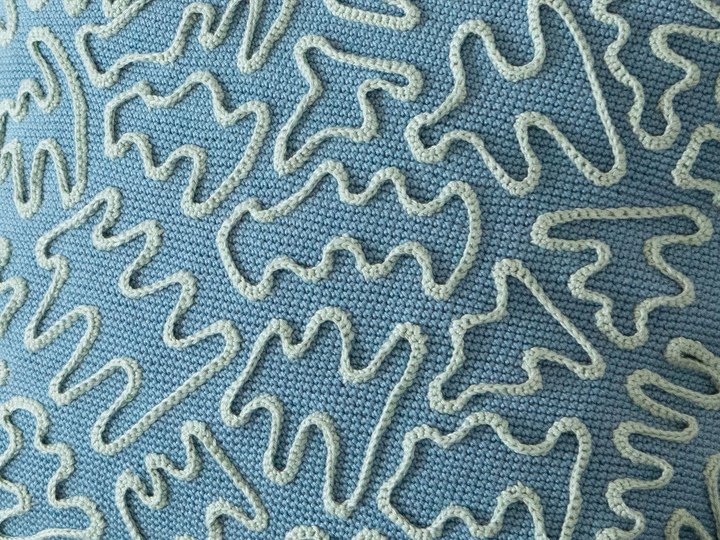 Crochet pattern pillowcase coral dream edition brain coral with zipper