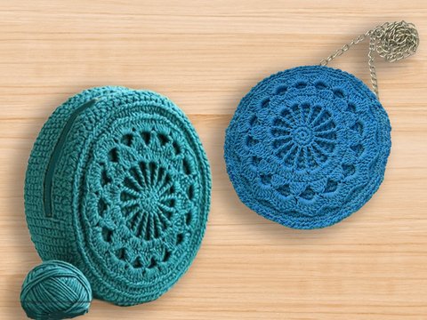 Crochet Round Bag Pattern + Video Tutorial | NontyCrochet