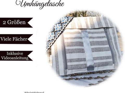 Sannys Umhängetasche - E-Book und Nähanleitung