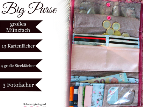 Sannys Big Purse - E-Book und Nähanleitung