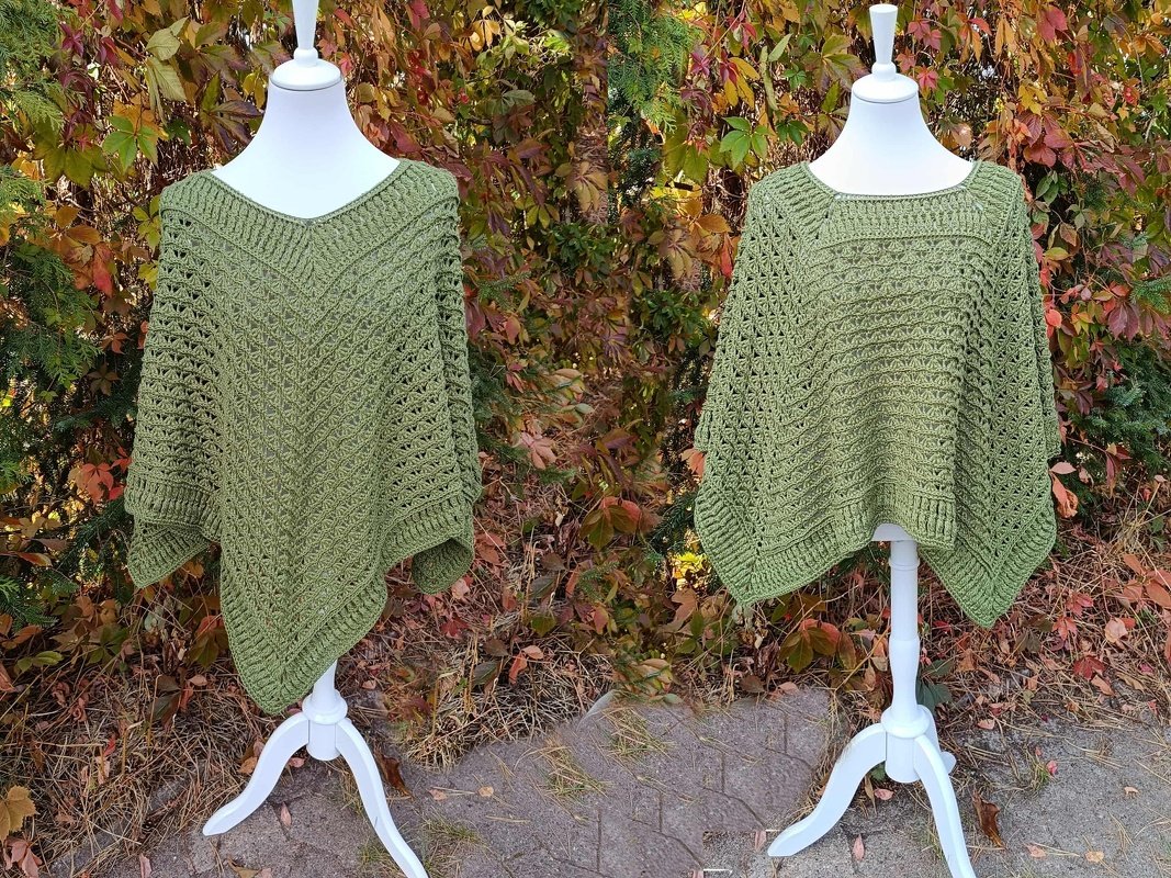 Häkelanleitung Poncho "Windschranke" - Bild 2
