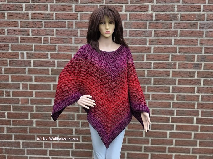 Häkelanleitung Poncho "Windschranke"