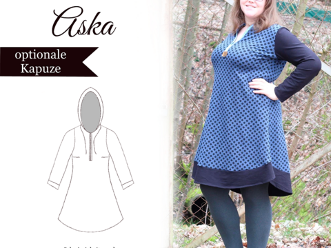 Sweatkleid Aska - Gr 32-64 - E-Book und Nähanleitung