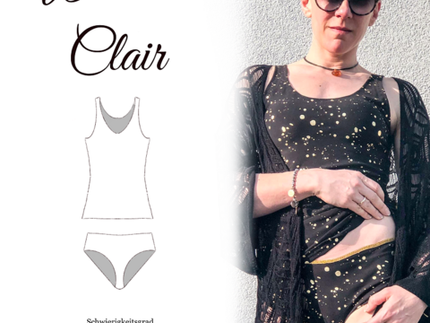 Wäsche-Set Clair - Gr 32-64 - E-Book und Nähanleitung