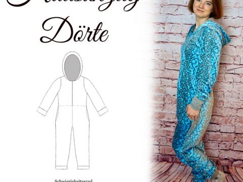 Hausanzug Dörte - Gr. 32-64 - E-Book und Nähanleitung