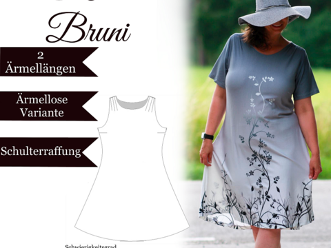Kleid Bruni - Gr. 32-64 - E-Book und Nähanleitung