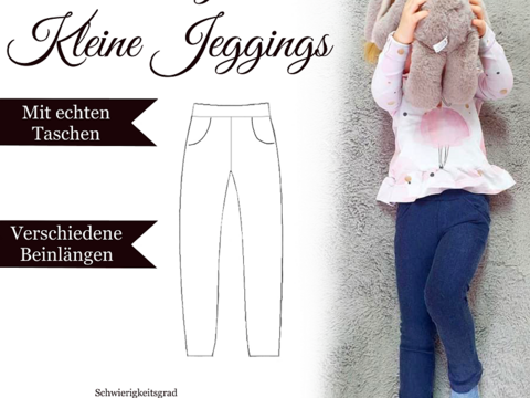 Sannys Kleine Jeggings - Gr 86-176 - E-Book und Nähanleitung