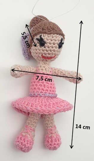 Ballerina häkeln - elegante Amigurumi Tänzerin