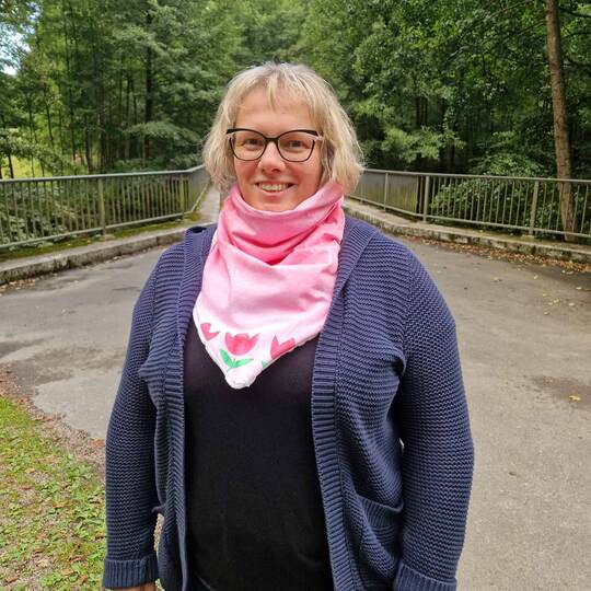 Schnittmuster Dreiecksschal in Loopschalform nähen – „Vor Kälte geschützt“
