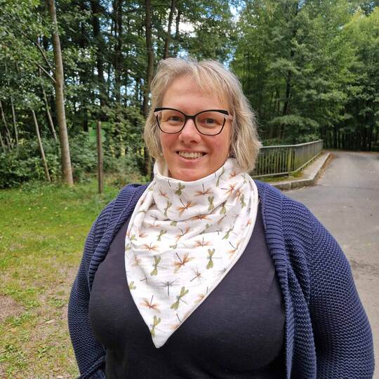 Schnittmuster Dreiecksschal in Loopschalform nähen – „Vor Kälte geschützt“