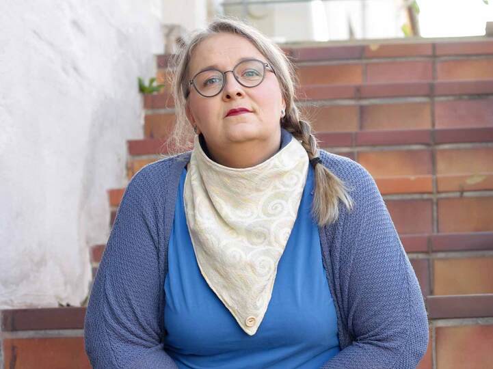 Schnittmuster Dreiecksschal in Loopschalform nähen – „Vor Kälte geschützt“