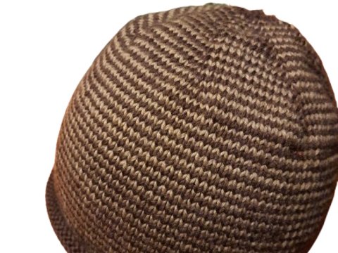 Anleitung Mütze in Spiralen gestrickt