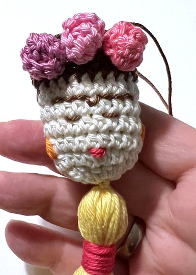 Häkelanleitung Mexican Beauty Püppchen Dekofigur, Frau Anhänger, PDF