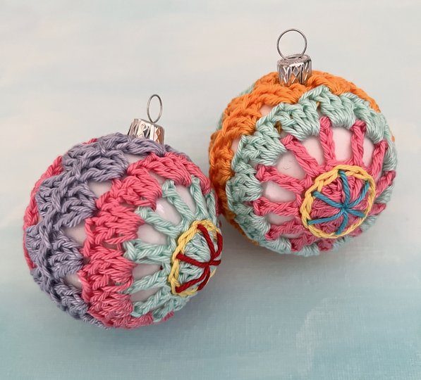 Christmas Baubles "Sunrise Star", Star Pattern, Christmas Ball, Ornament