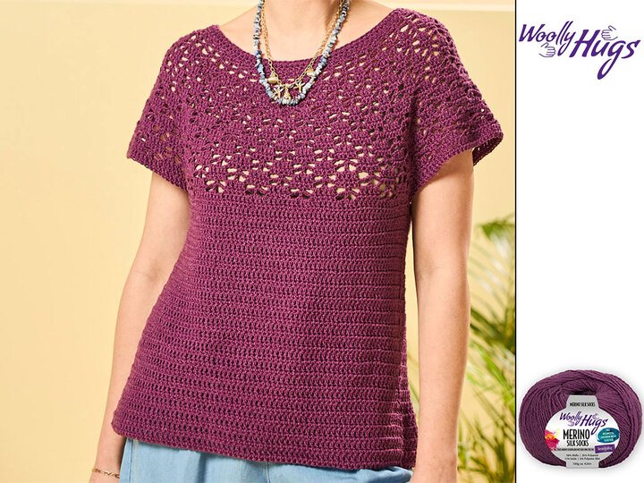 RUNDPASSE CARO MIT MUSTERPASSE GEHÄKELT