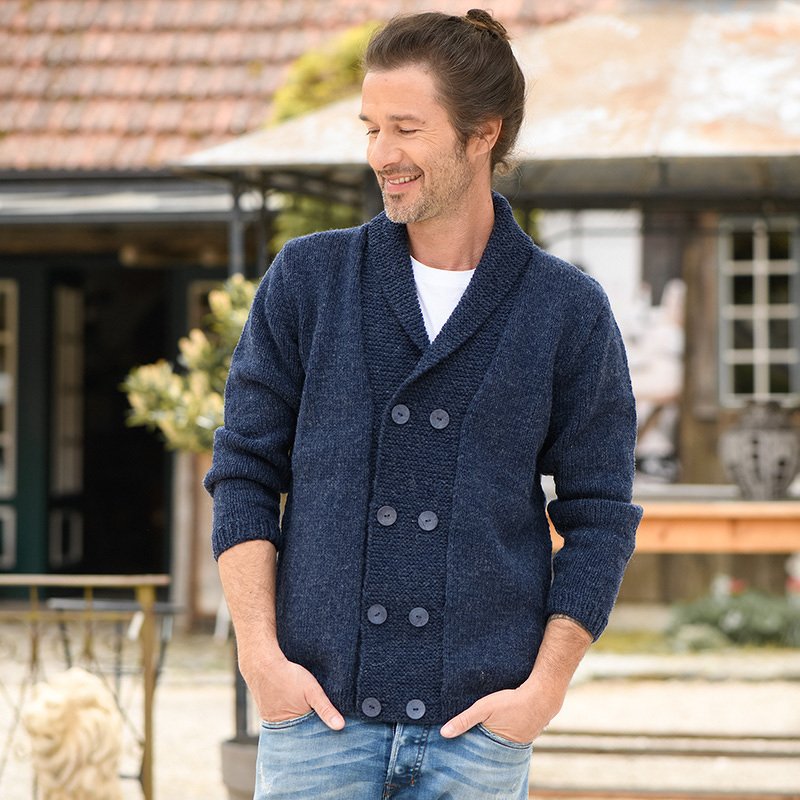 Strickanleitung Herrenjacke "Trachtenwolle" 766067