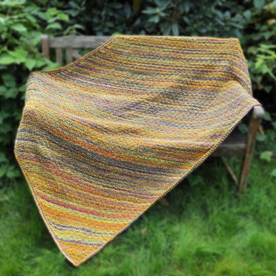 Kiruna Blanket, afghan, reversible, knitting pattern