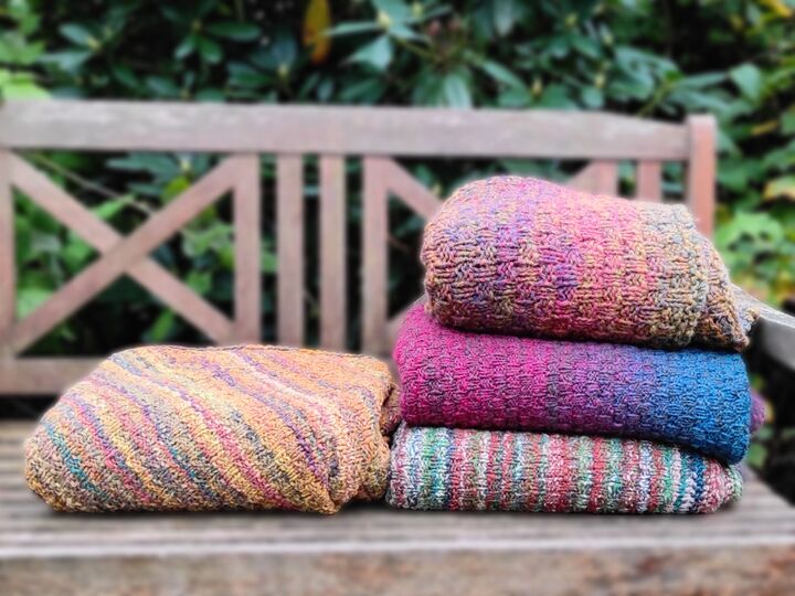 Kiruna Blanket, afghan, reversible, knitting pattern