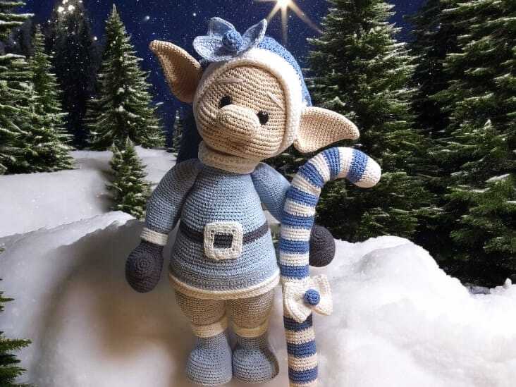 Häkelanleitung / Amigurumi / Weihnachtswichtel - Bild 2