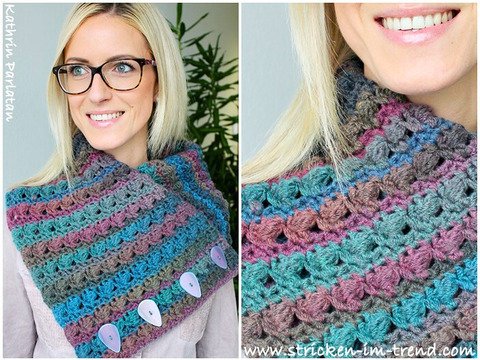 Crochet Pattern for Cowl | SoftDream #1 |  Neckwarmer #6