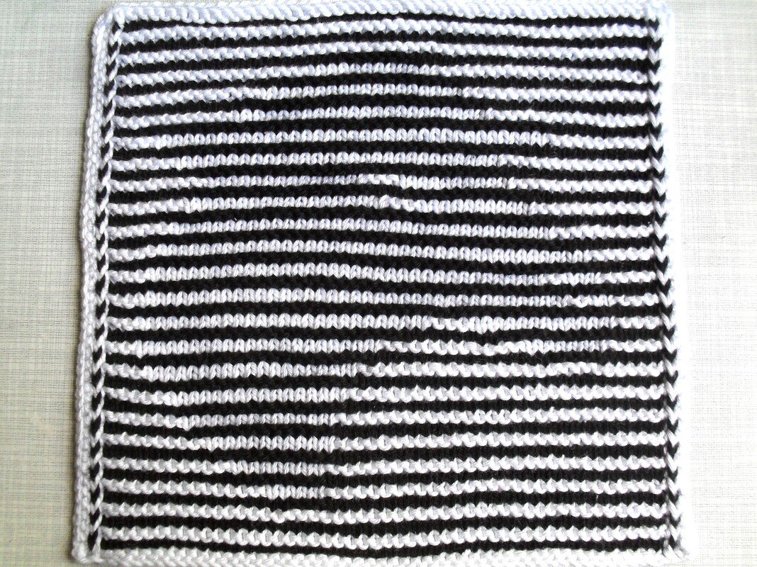 Portrait eines Schafes in Schattenstricktechnik - Bild 3