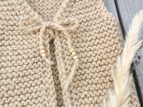 Babyweste stricken | Kinderweste im Grobstrick | Strickanleitung