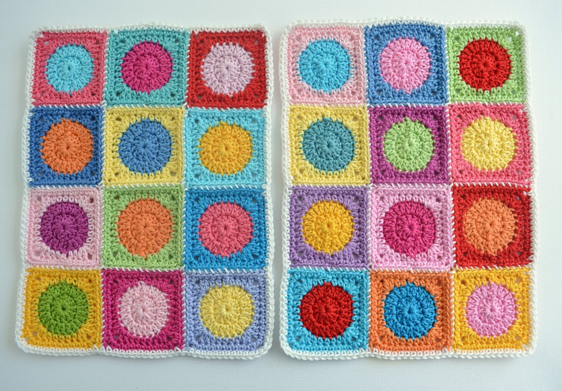 Granny Square Hot Water Bottle Cover, Crochet Pattern, PDF US terms