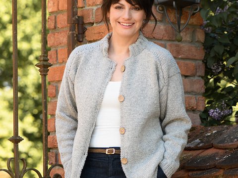 Strickanleitung Damenjacke "Trachtenwolle" 766073